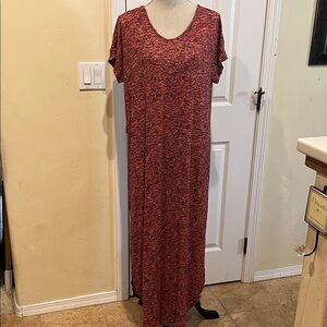 LuLaRoe Heathered Maxi Dress